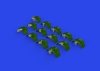 Eduard 6481031 P-51B/ C gun sights PRINT EDUARD 1/48